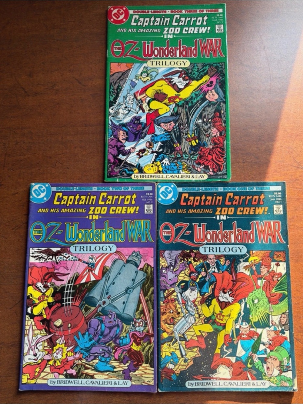 Oz wonderland trilogy comic books